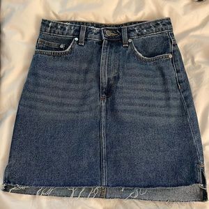 H&M classic denim mini
